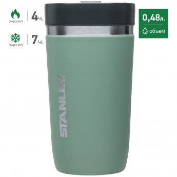 Термостакан STANLEY CERAMIVAC 0,48L 10-03110-010 серо-голубой Термостакан STANLEY CERAMIVAC 0,48L 10-03110-010 серо-голубой